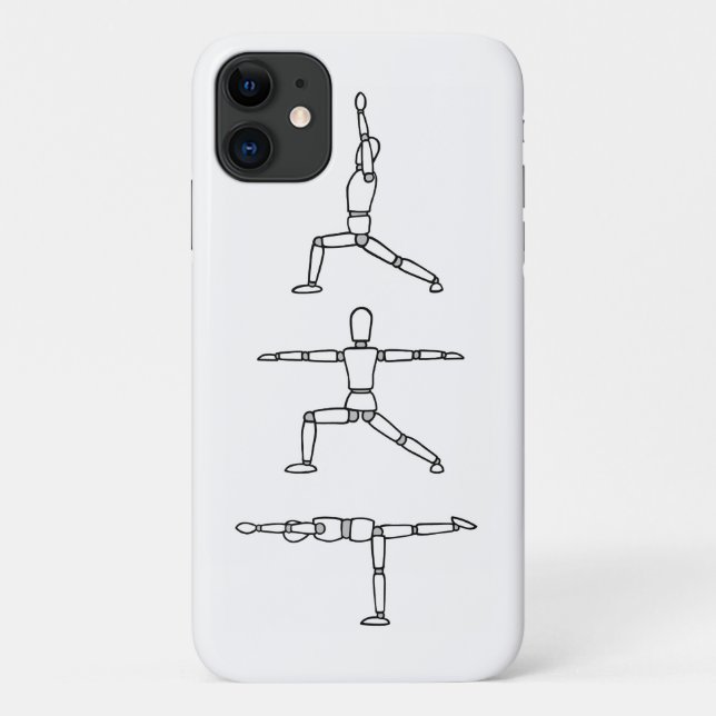 Warrior Yoga Case-Mate iPhone Case (Back)