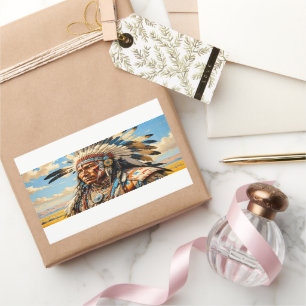 WARRIORS 10 RECTANGULAR STICKER