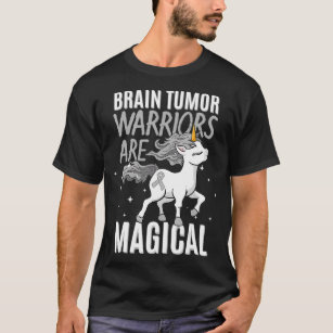 Warriors Are Magical Brain Tumor Cancer Awareness  T-Shirt