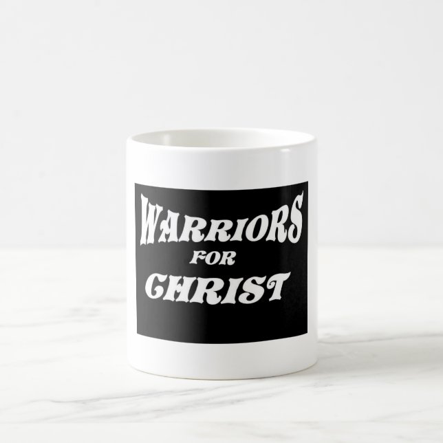 WARRIORS FOR CHRIST-BLK COFFEE MUG (Center)