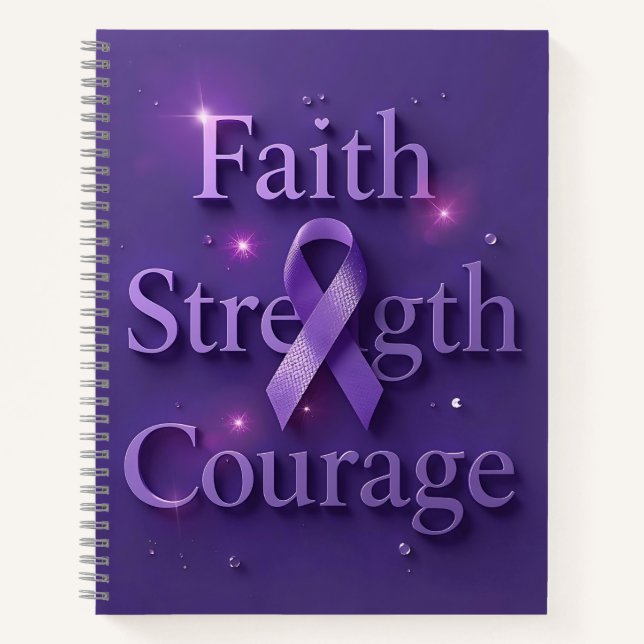 Warriors of Hope Strength Notebook – Inspirational (Front)