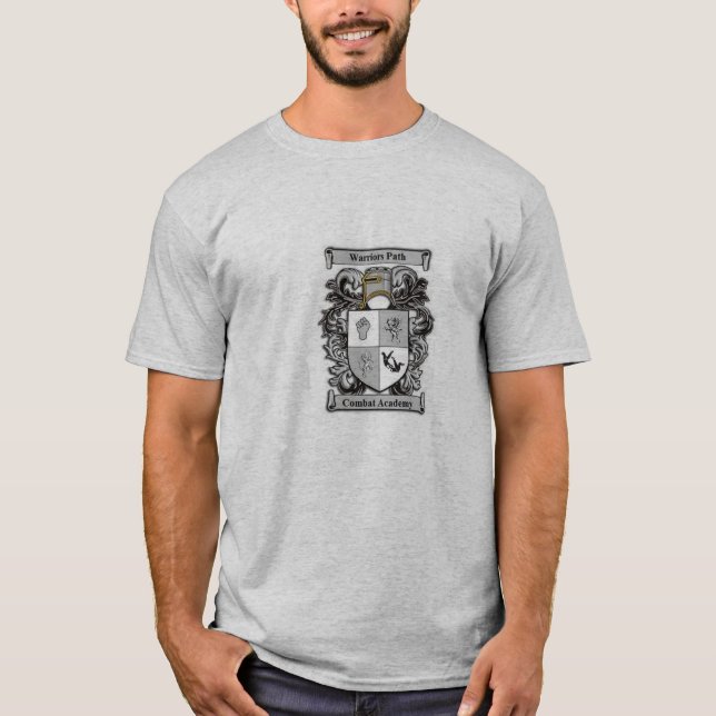 Warriors Path Combat Academy Coat of Arms Tshirt (Front)