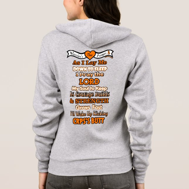 Warrior's Prayer...CRPS Hoodie (Back)