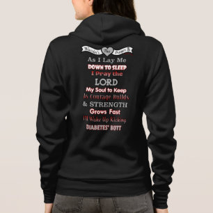 Warrior's Prayer...Diabetes Hoodie