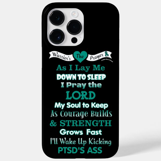 Warrior's Prayer...PTSD Case-Mate iPhone Case (Back)