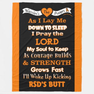 Warrior's Prayer...RSD Fleece Blanket