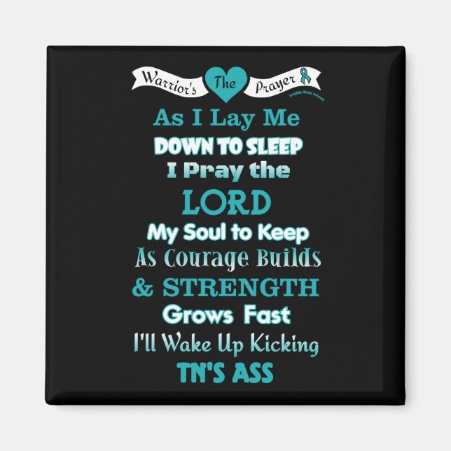 Warrior's Prayer...TN Magnet (Front)