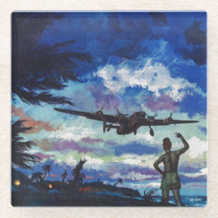 Warrior's Return Glass Coaster