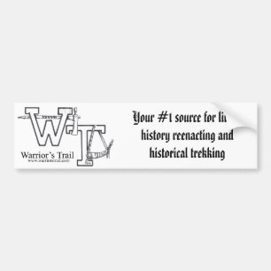 Warrior's Trail Bumper Sticker
