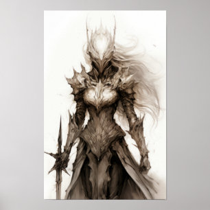 Warrior's Valor: Empowering Woman Warrior  Poster