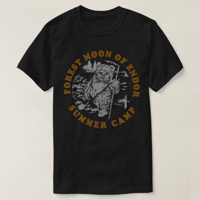 Wars Forest Moon Of Endor Summer Camp  T-Shirt (Design Front)