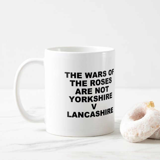 Wars of the Roses Mug (With Donut)
