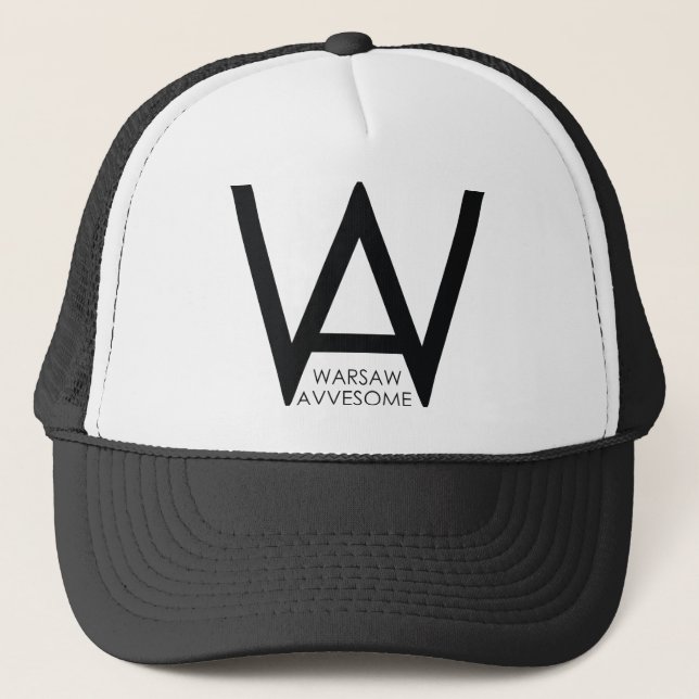 Warsaw Avvesome Trucker Hat (Front)