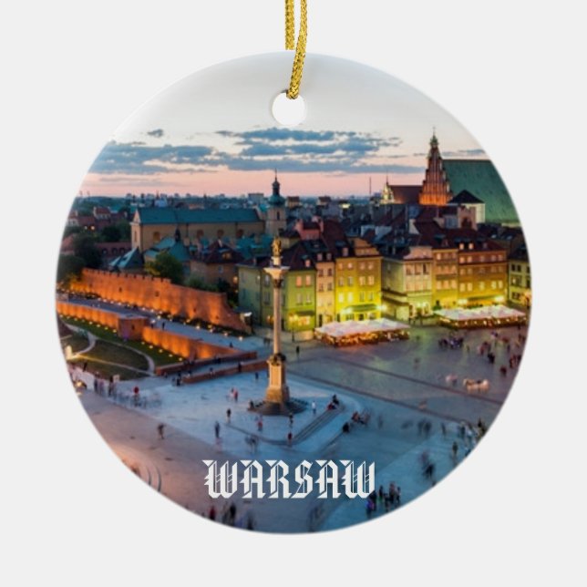 Warsaw Christmas Ornament (Front)
