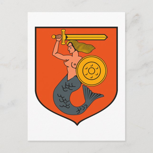 Warsaw Coat of Arms Postcard (Front)
