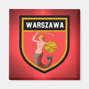 Warsaw Flag Magnet