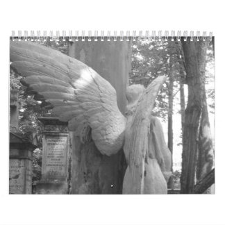 Warsaw in black and white calendar