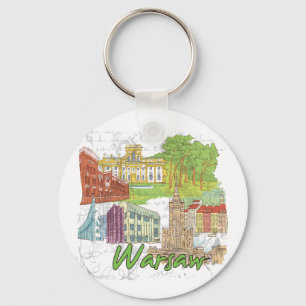 Warsaw Key Ring