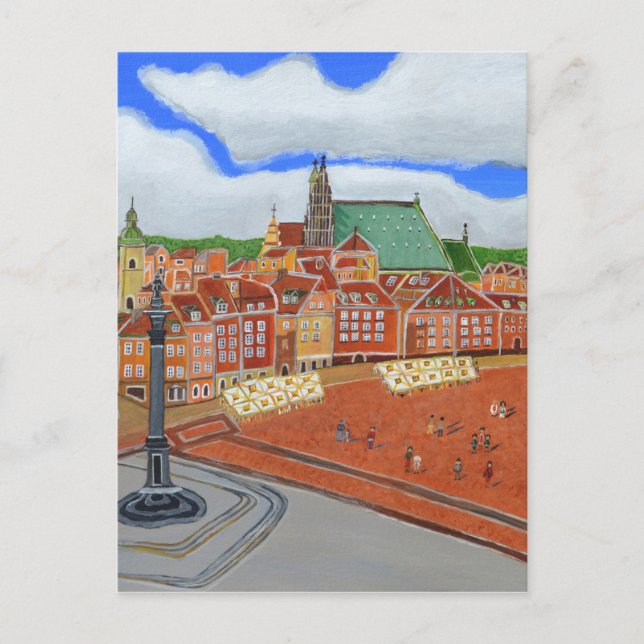 Warsaw-Old Town Postcard (Front)