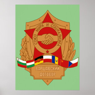 Warsaw Pact, USSR, Socialist Eastern Bloc Poster