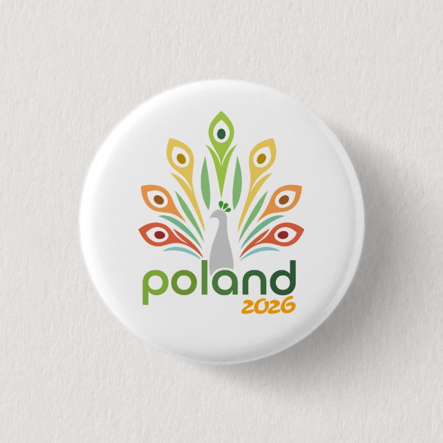 Warsaw Poland 2026 International Convention Pin (Front)