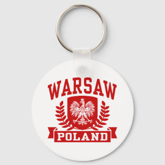 Warsaw Poland Key Ring