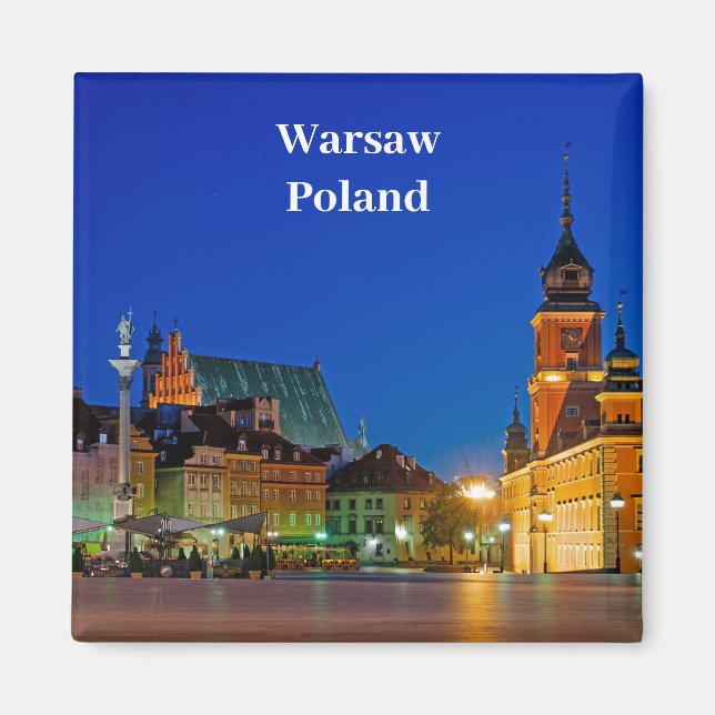 Warsaw Poland Magnet (Front)