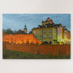 Warsaw Poland Old Town City Walls Jigsaw Puzzle