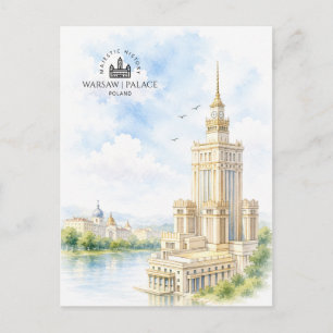 Warsaw, Poland   Palace of Culture and Science  Postcard