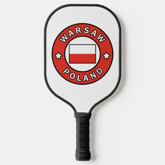 Warsaw Poland Pickleball Paddle (Front)