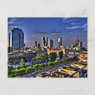 Warsaw, Poland Postcard