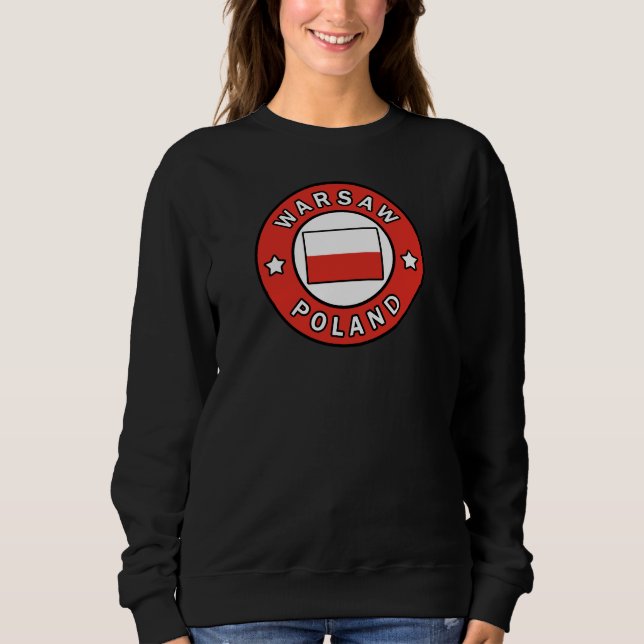 Warsaw Poland Sweatshirt (Front)