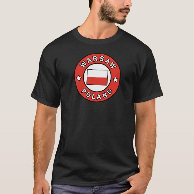 Warsaw Poland T-Shirt (Front)