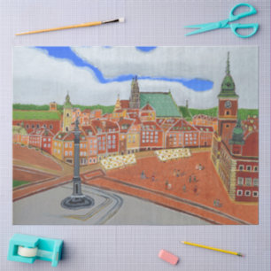 Warsaw Poland Tissue Paper