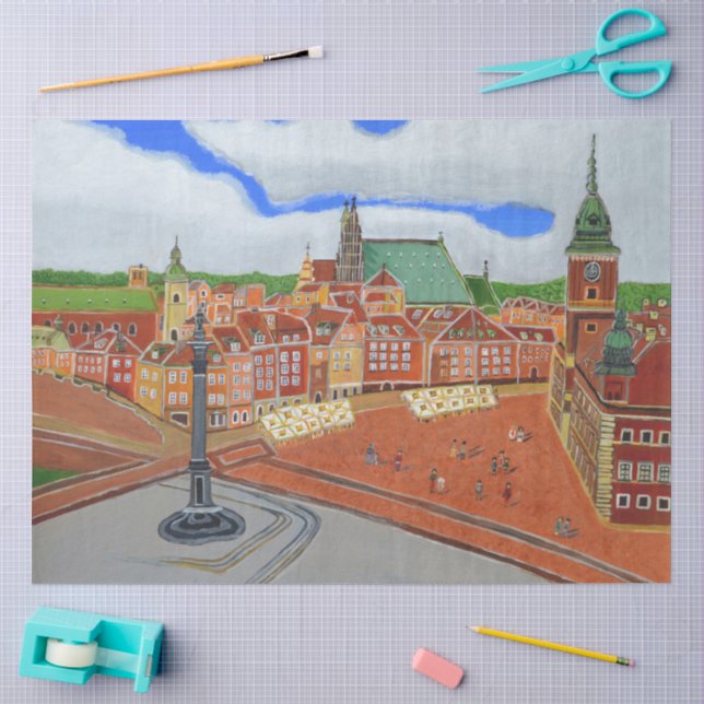 Warsaw Poland Tissue Paper (Craft)