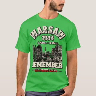 Warsaw Uprising 1944 Powstanie warszawskie T-Shirt