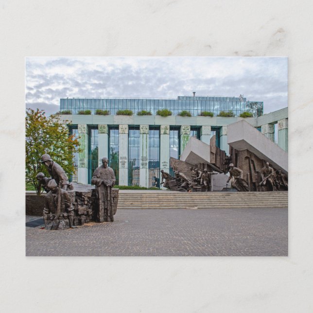 Warsaw Uprising Monument  Postcard (Front)