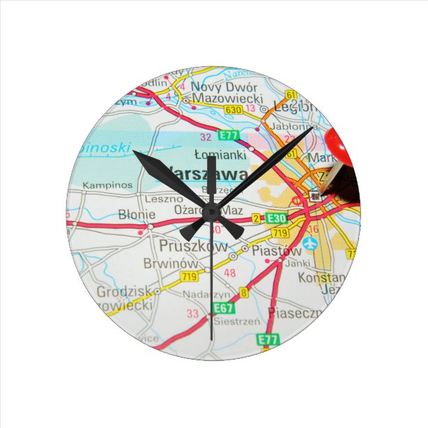 Poland Wall Clocks Zazzle UK