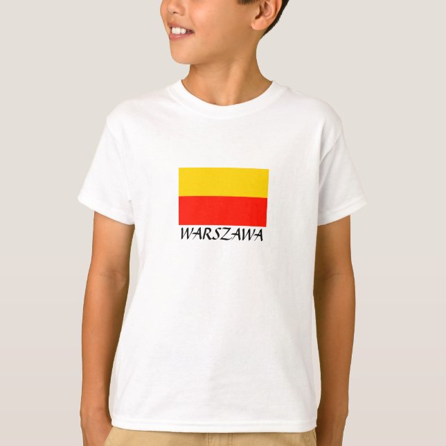 Warsawf Flag "WARSZAWA" T-Shirt (Front)