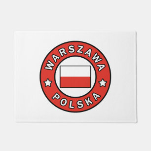 Warszawa Polska Doormat