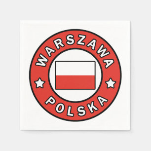 Warszawa Polska Napkin