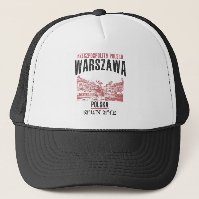 Warszawa Trucker Hat (Front)