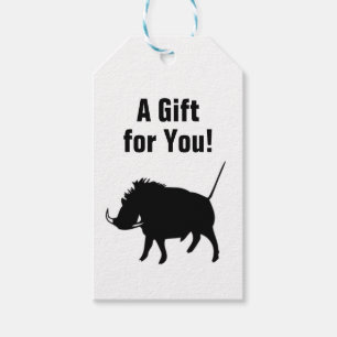 Wart Hog Gift Tags