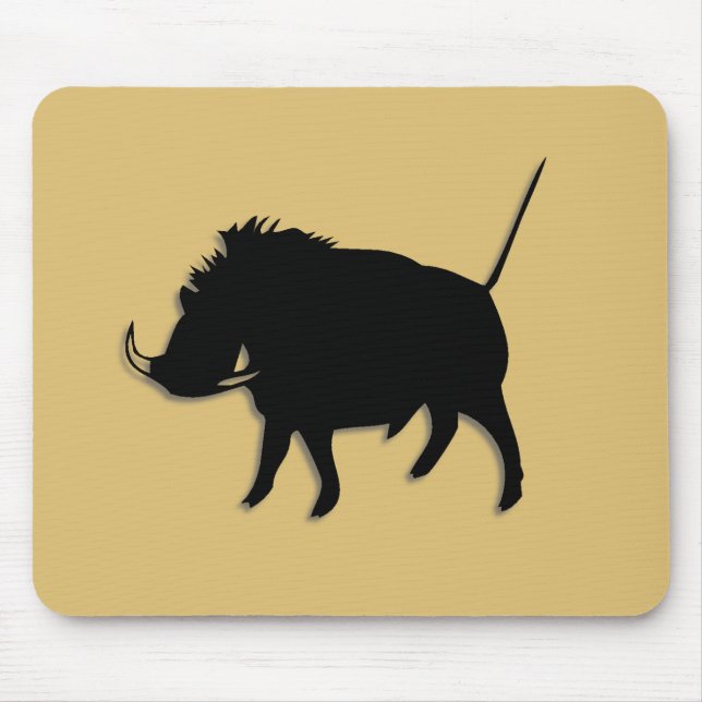 Wart Hog Mouse Mat (Front)