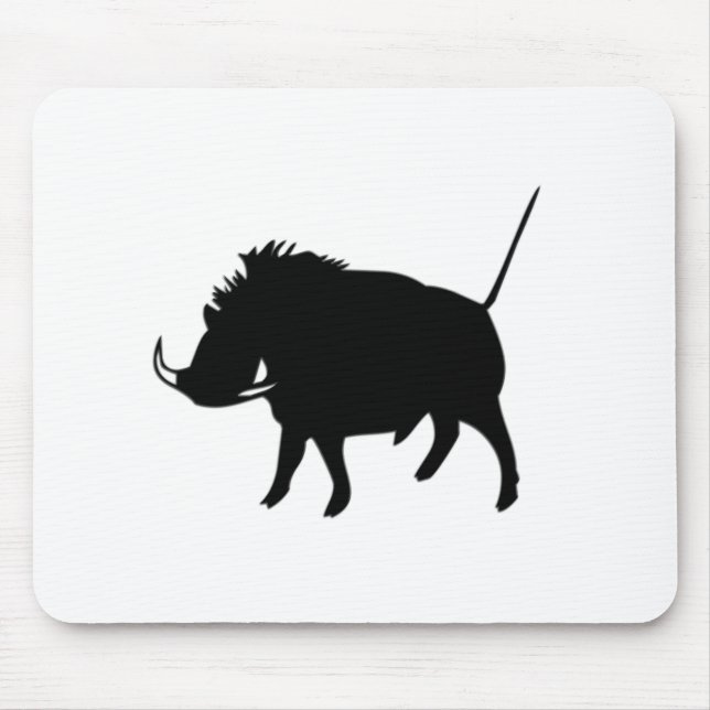 Wart Hog Mouse Mat (Front)