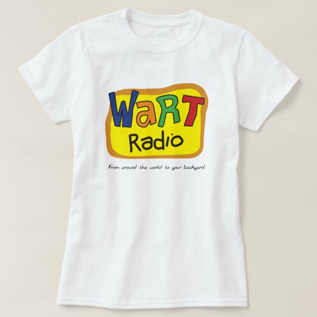WART Radio Fictional Retro Station T-Shirt (Design Front)