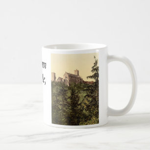 Wartburg, from Eisenach Castle, Thuringia, Germany Coffee Mug