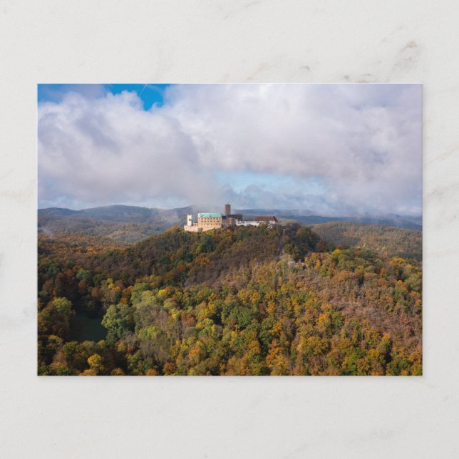 Wartburg in Thuringia postcard (Front)