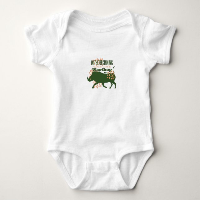 Warthog Baby Bodysuit (Front)