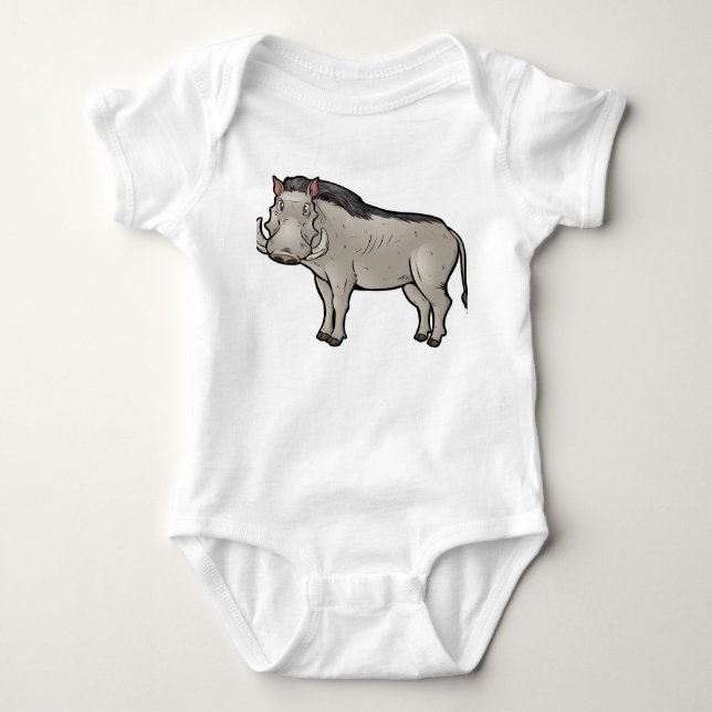 Warthog Baby Bodysuit (Front)